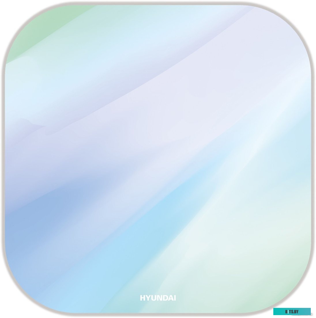 H-BS03535 Весы напольные электронные Hyundai H-BS03535 макс.180кг зеленый/голубой