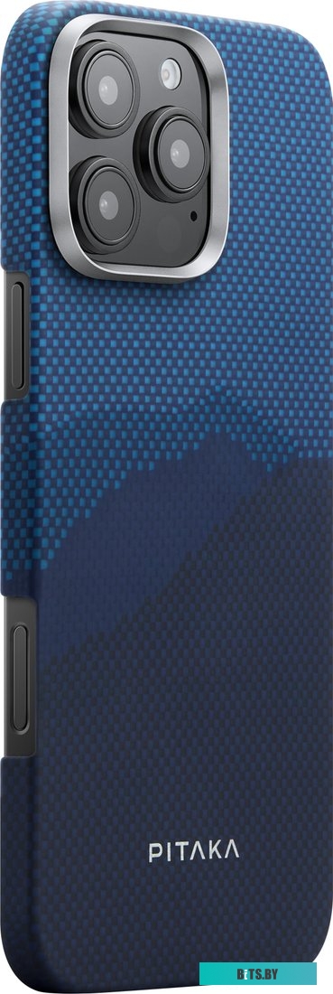 KI1602POTH Pitaka StarPeak Tactile Woven для iPhone 16 Pro Max (темно-синий)