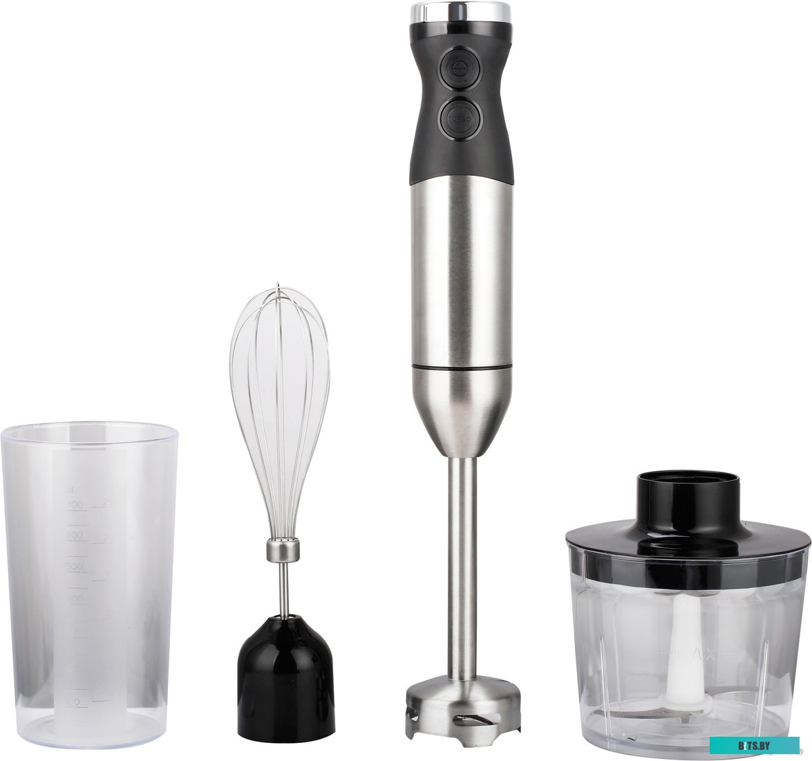 HYB-H3824 Блендер HYUNDAI HYB-H3824,  погружной,  серебристый/черный