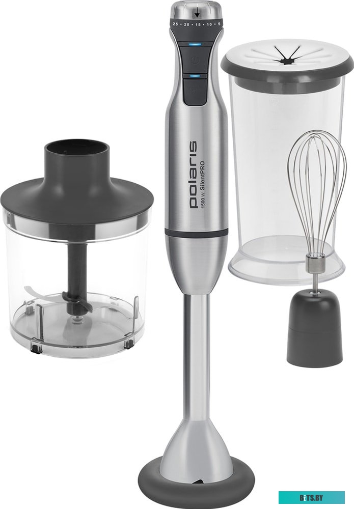PHB 1591L Блендер POLARIS PHB 1591L Silent,  погружной,  нержавеющая сталь