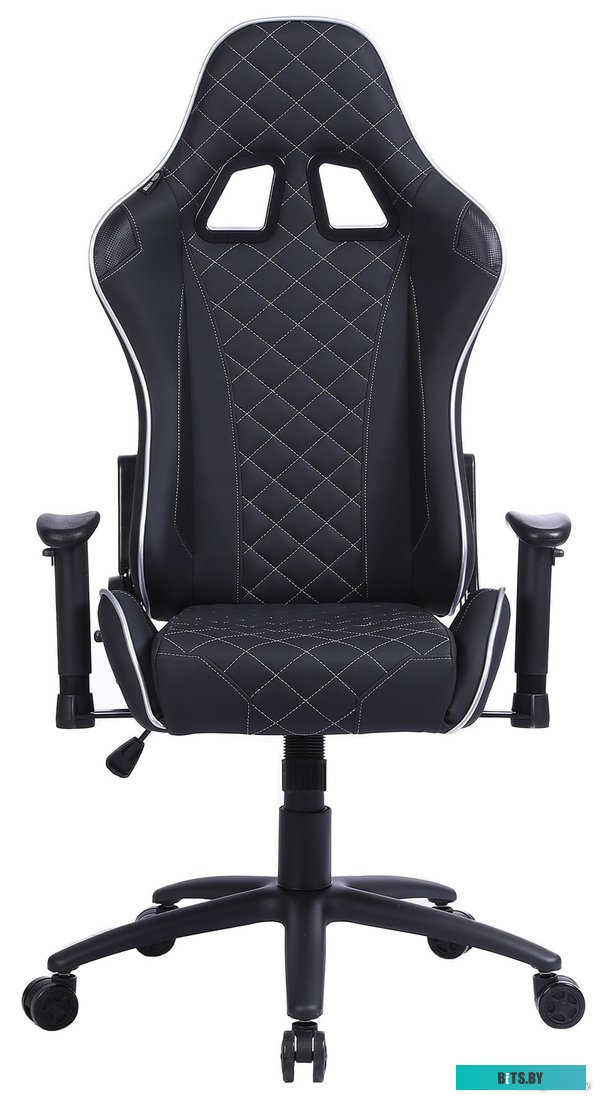 Кресло CACTUS CS-CHR-030BLS (черный/серебристый)