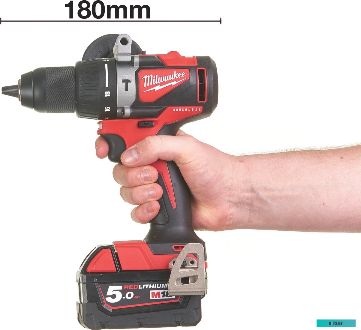 4933464517 Milwaukee M18 BLPD2-502X 4933464517 (с 2-мя АКБ 5 Ач, кейс)