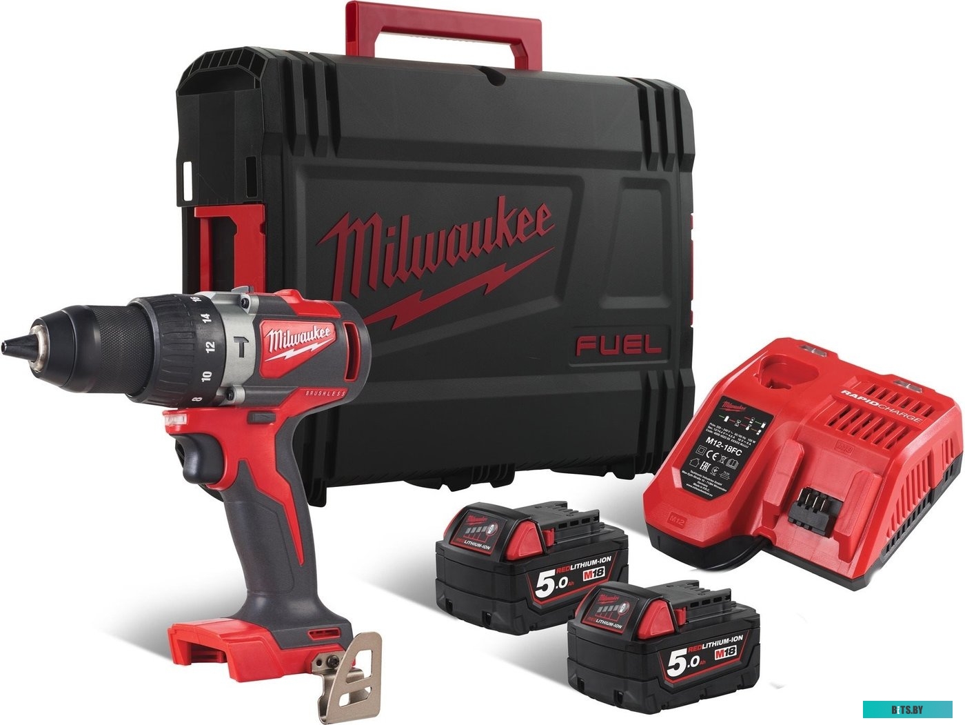 4933464517 Milwaukee M18 BLPD2-502X 4933464517 (с 2-мя АКБ 5 Ач, кейс)