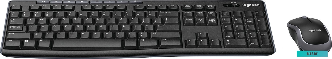 Комплект (мышь + клавиатура) Logitech Wireless Combo MK270 920-003381 (нет кириллицы)