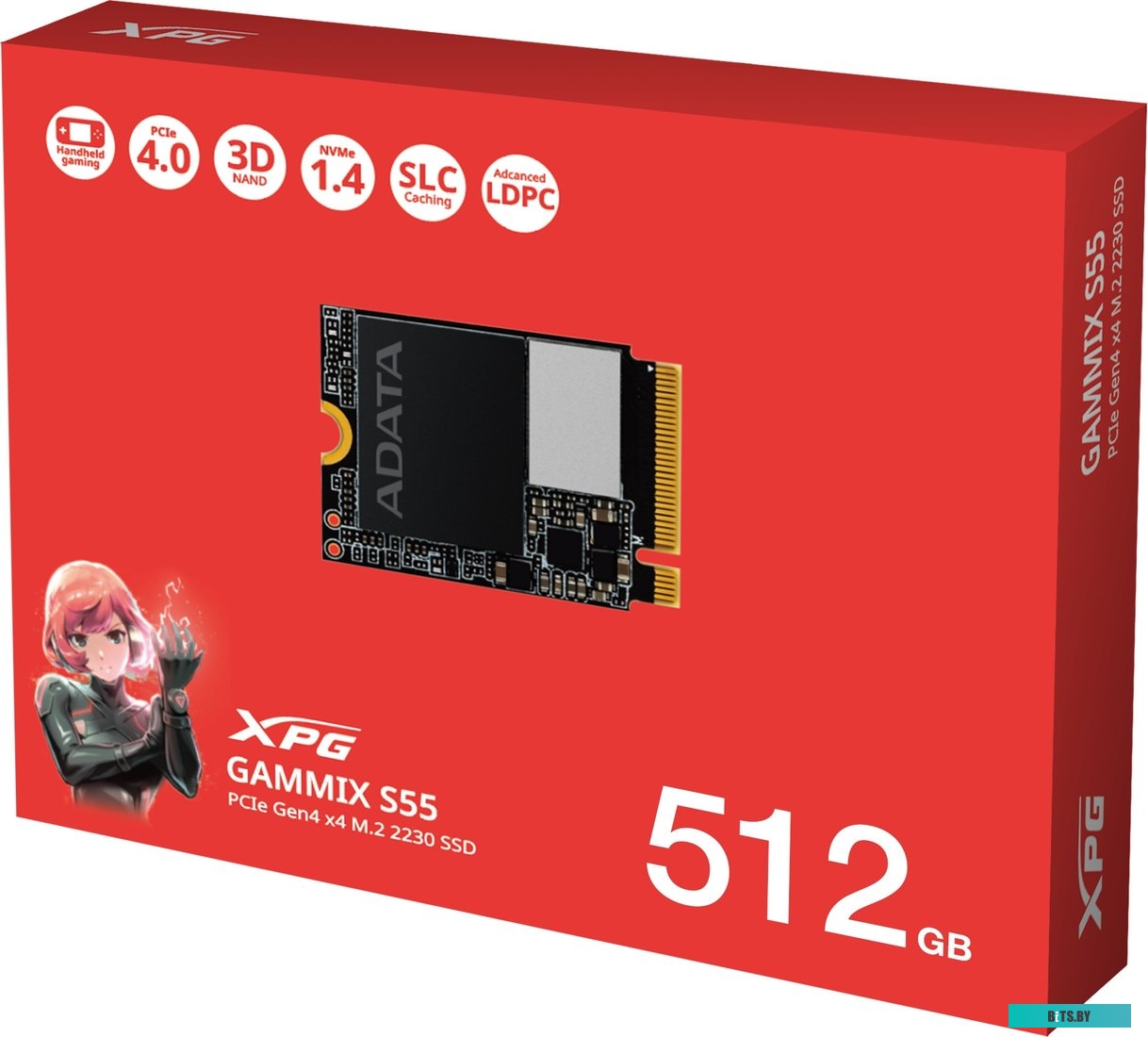SGAMMIXS55-512G-C ADATA XPG Gammix S55 512GB SGAMMIXS55-512G-C