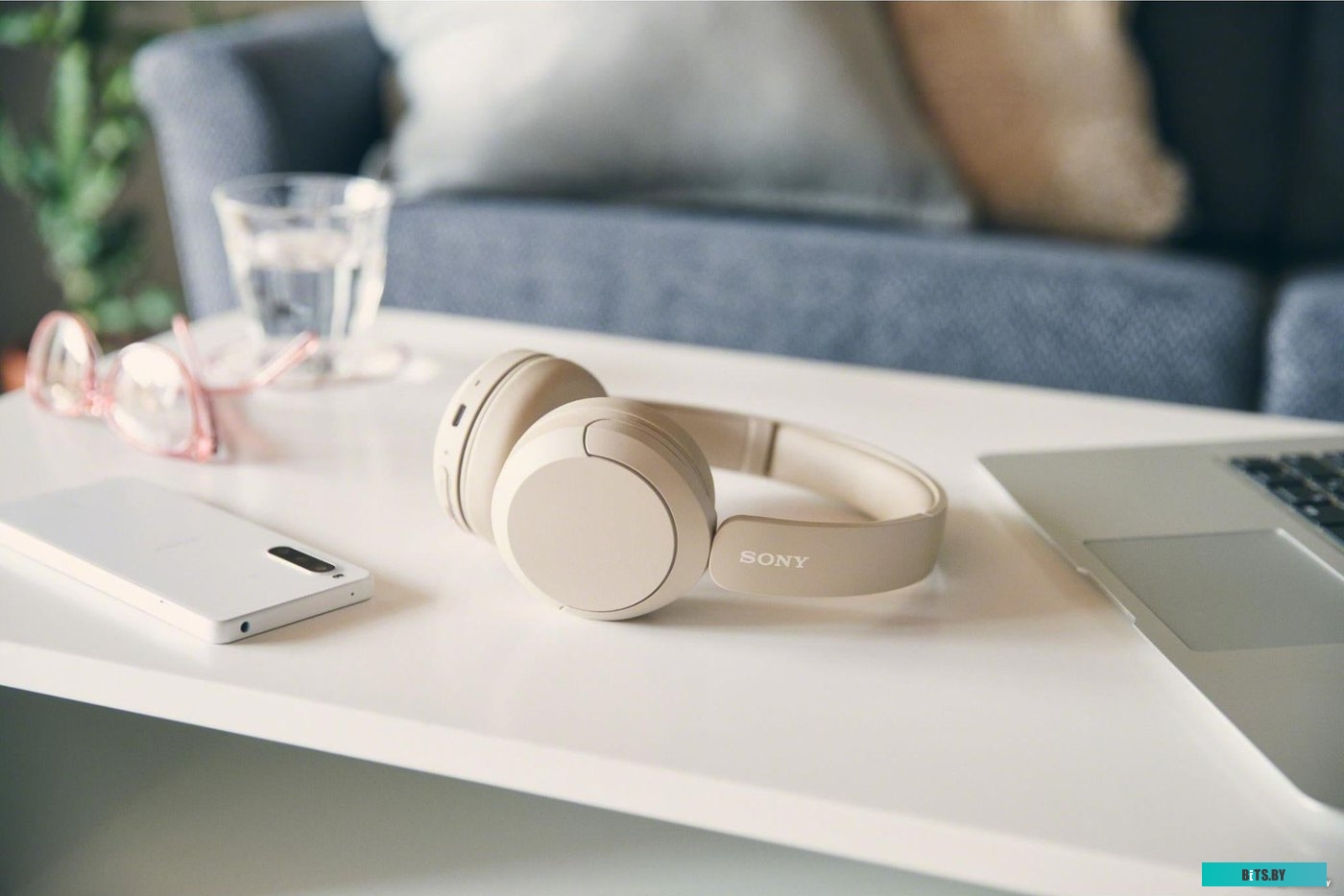 Наушники Sony WH-CH520 (бежевый)