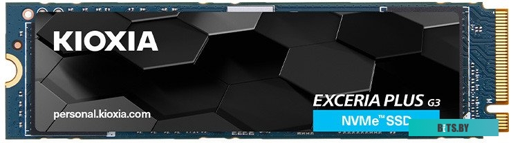Твердотельный диск 1TB Toshiba Kioxia Exceria Plus G3, M.2 2280, PCI-E 4x4, NVMe [R/W -5000/3900 MB/s] MTBF 1.5M, 600TBW, BiCS FLASH TLC LSD10Z001TG8