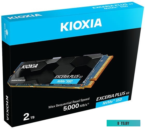 Твердотельный диск 1TB Toshiba Kioxia Exceria Plus G3, M.2 2280, PCI-E 4x4, NVMe [R/W -5000/3900 MB/s] MTBF 1.5M, 600TBW, BiCS FLASH TLC LSD10Z001TG8