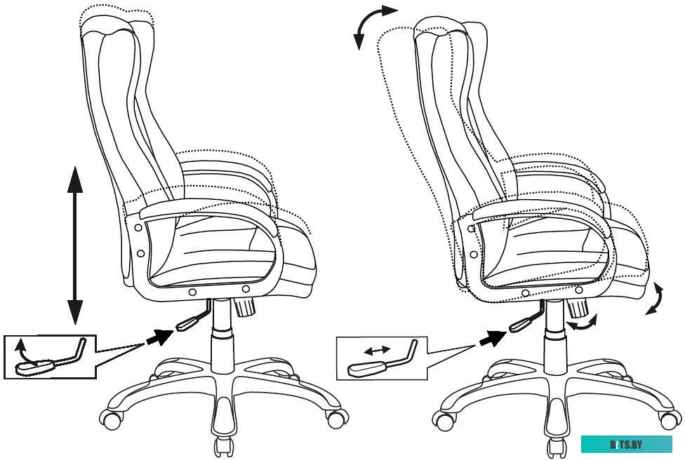 Бюрократ CH-879N (экокожа, черный)