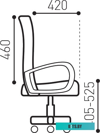 Офисное кресло (Стул) Brabix Jet MG-315 (серый/синий) <531842>