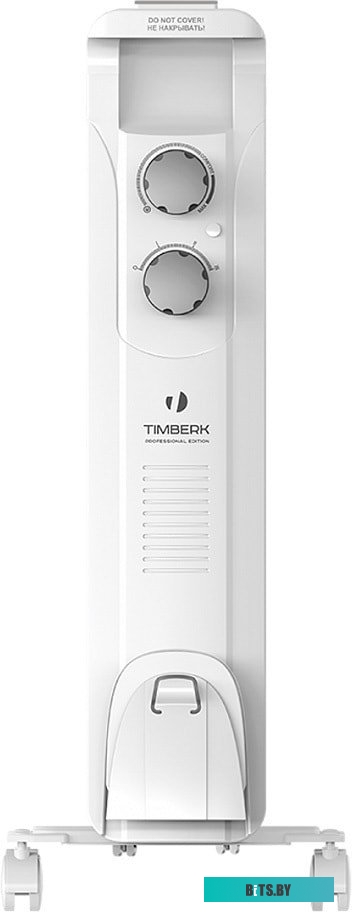 TOR 21.1005 BC Масляный радиатор Timberk TOR 21.1005 BC, с терморегулятором, 1000Вт, 5 секций, 3 режима, белый