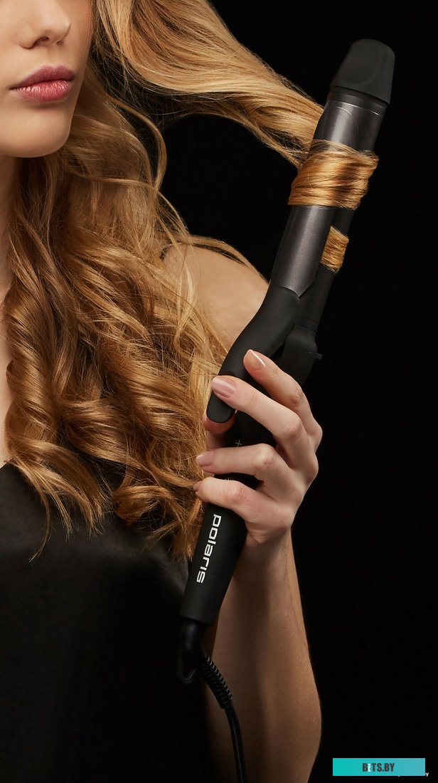 PHS 3410TAI Щипцы Polaris PHS 3410TAi Argan Therapy PRO,  черный