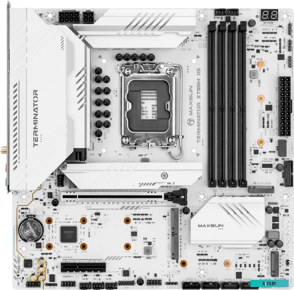 Материнская плата Maxsun Terminator Z790M D5 ICE MS-Terminator Z790M D5 ICE
