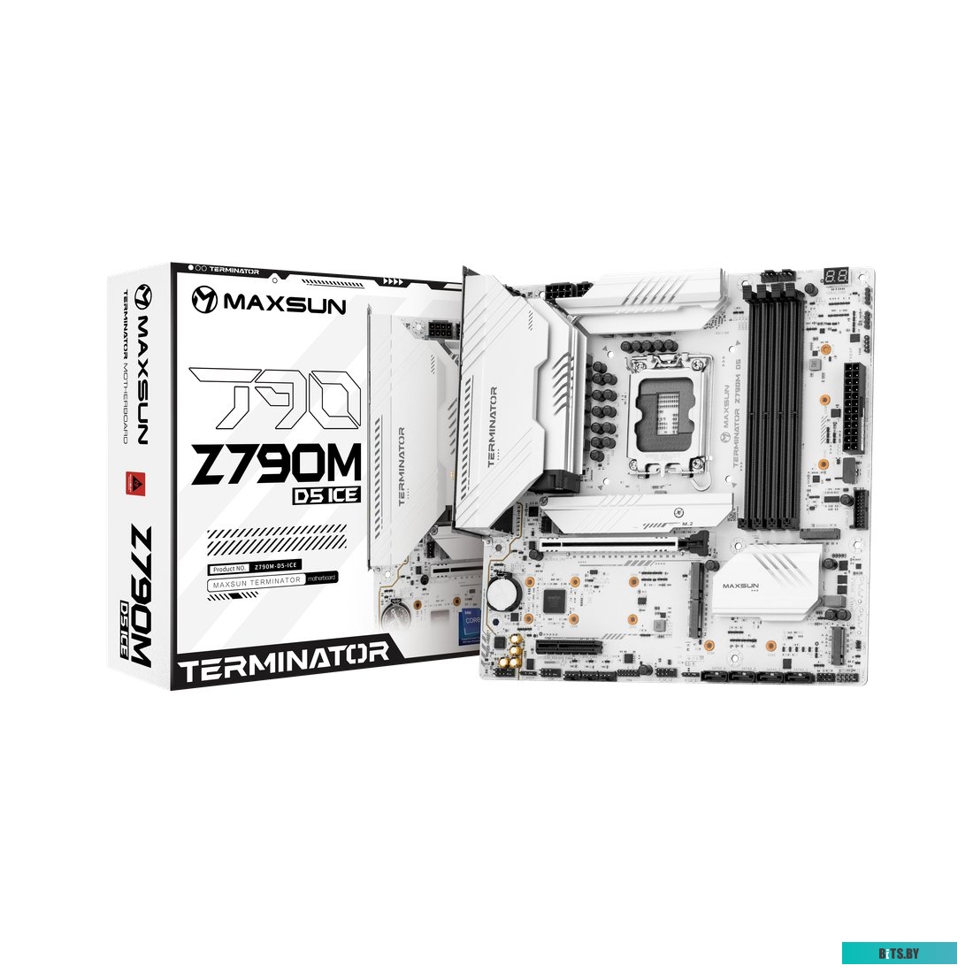 Материнская плата Maxsun Terminator Z790M D5 ICE MS-Terminator Z790M D5 ICE