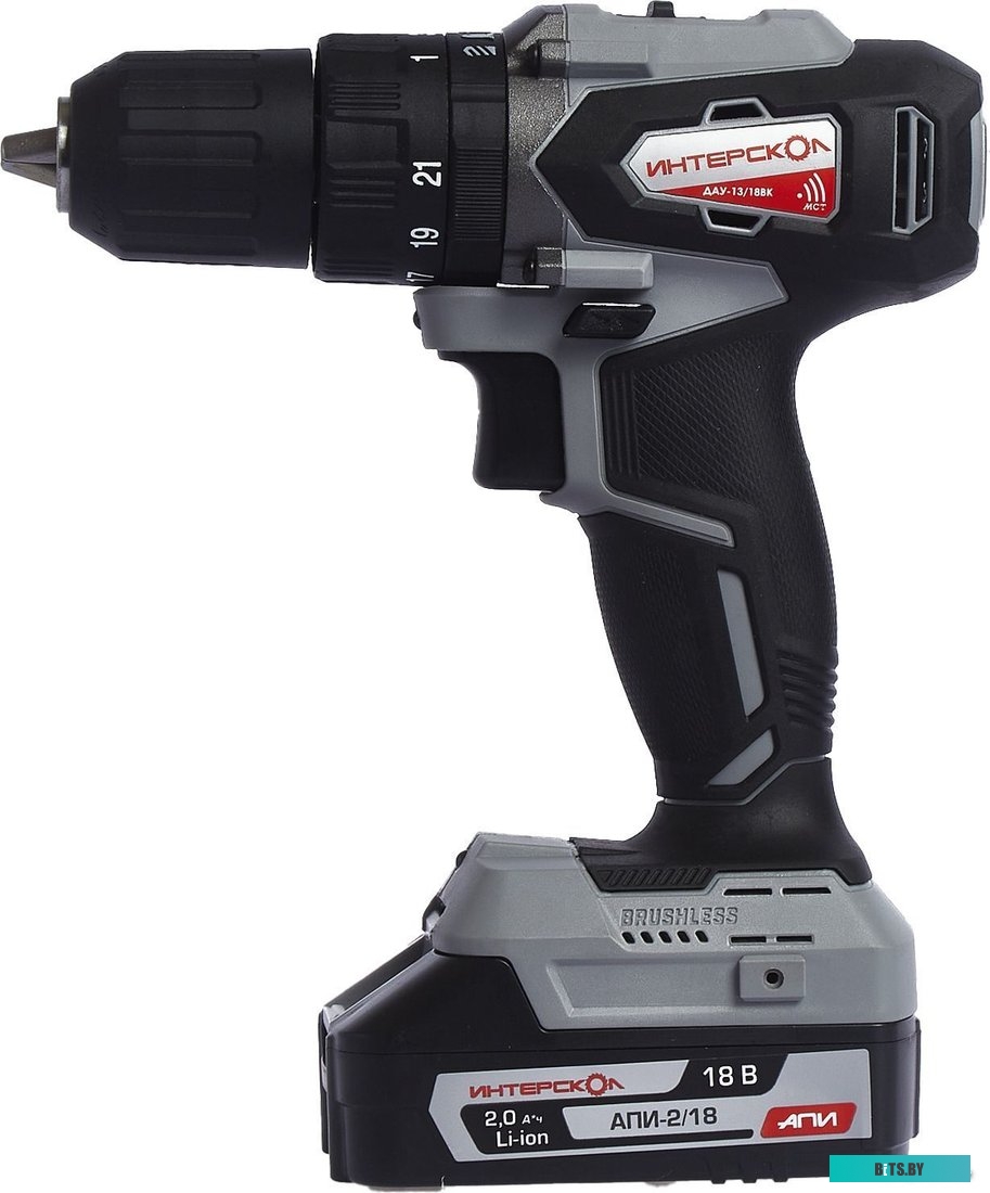 Интерскол ДАУ-13/18ВК 573.0.0.70 (без АКБ, с кейсом)