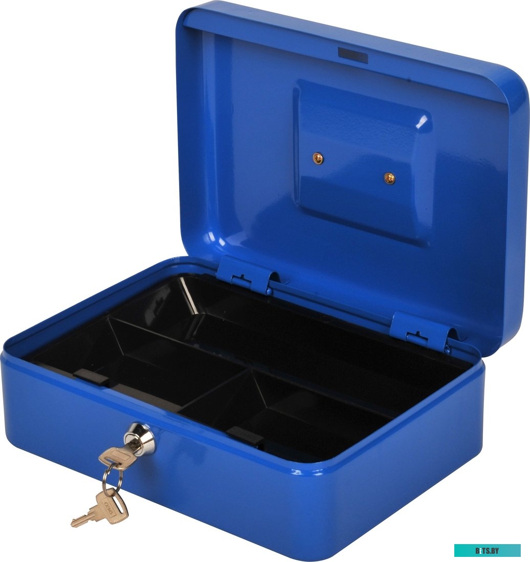 CS-CB-003BL Ящик для денег без номинала Cactus CS-CB-003BL 90x250x180 синий сталь 1.367кг