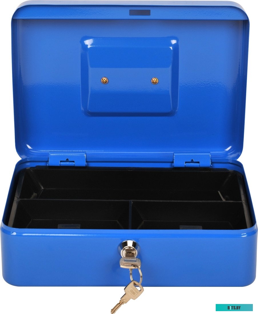 CS-CB-003BL Ящик для денег без номинала Cactus CS-CB-003BL 90x250x180 синий сталь 1.367кг