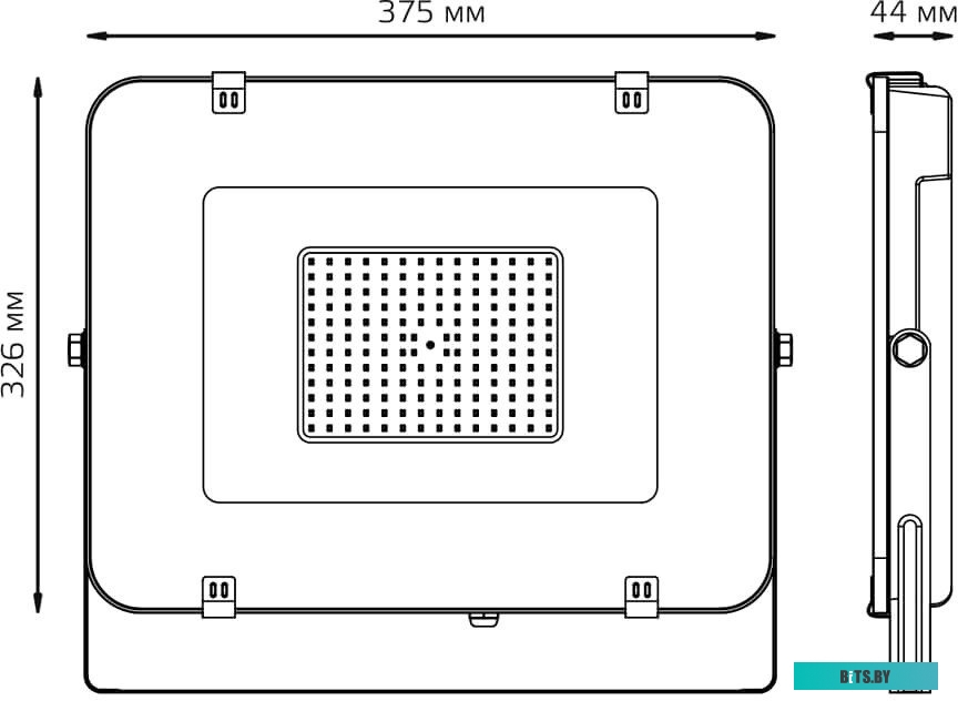 691511150 Прожектор уличный GAUSS 691511150, 150Вт