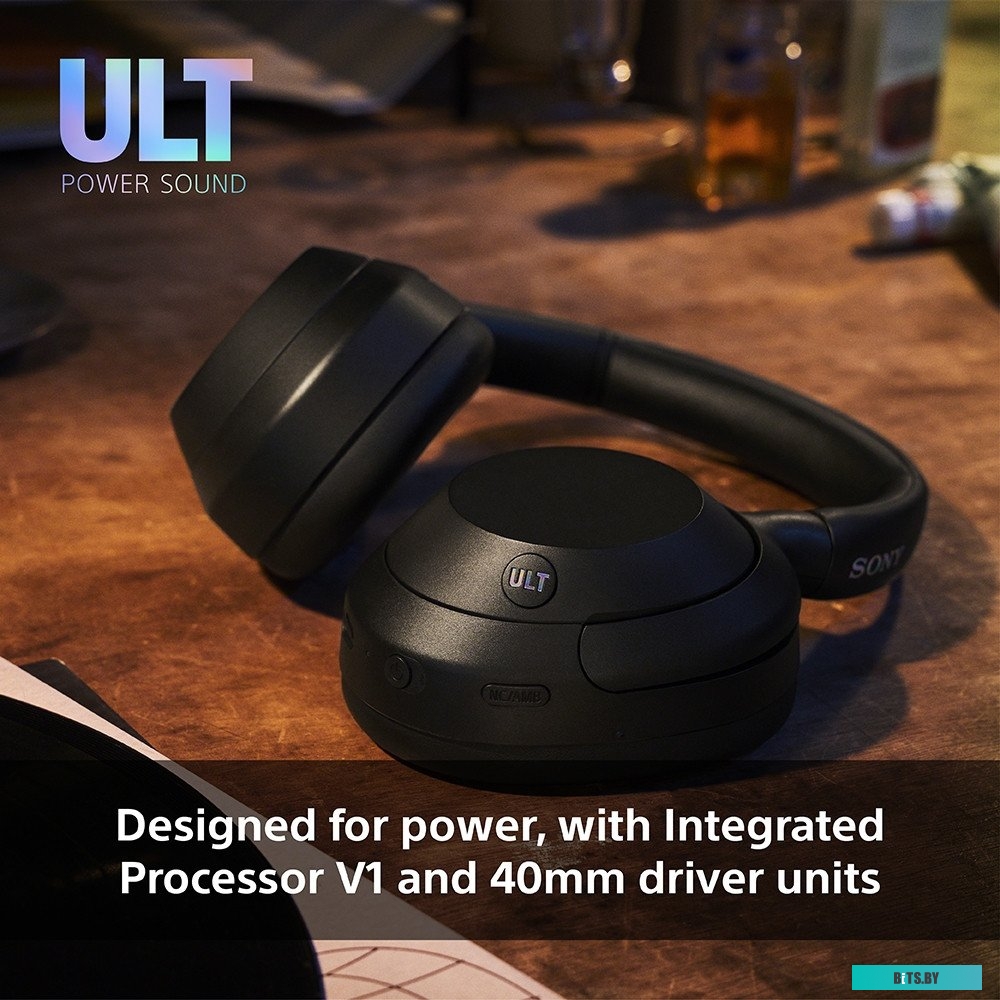 WHULT900N/B Наушники Sony WH-ULT900N, 3.5 мм/Bluetooth, накладные, черный [whult900n/b]