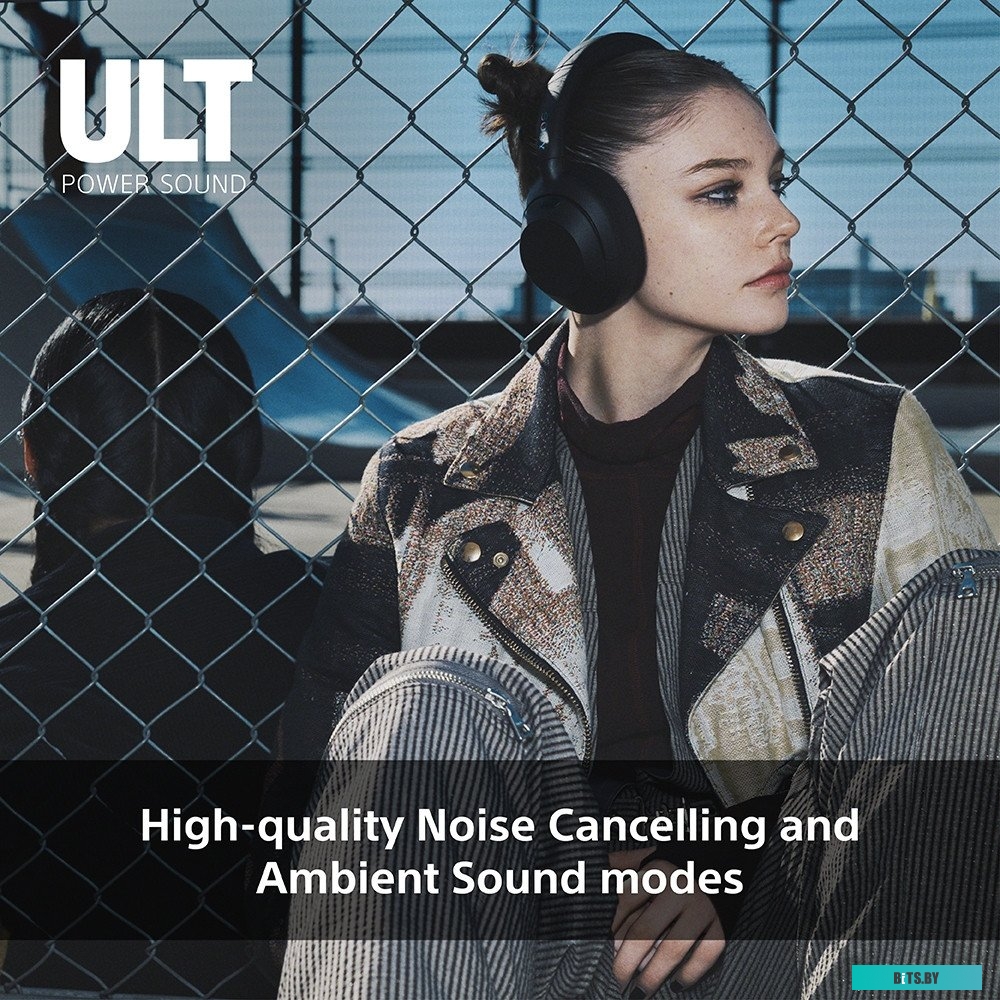 WHULT900N/B Наушники Sony WH-ULT900N, 3.5 мм/Bluetooth, накладные, черный [whult900n/b]