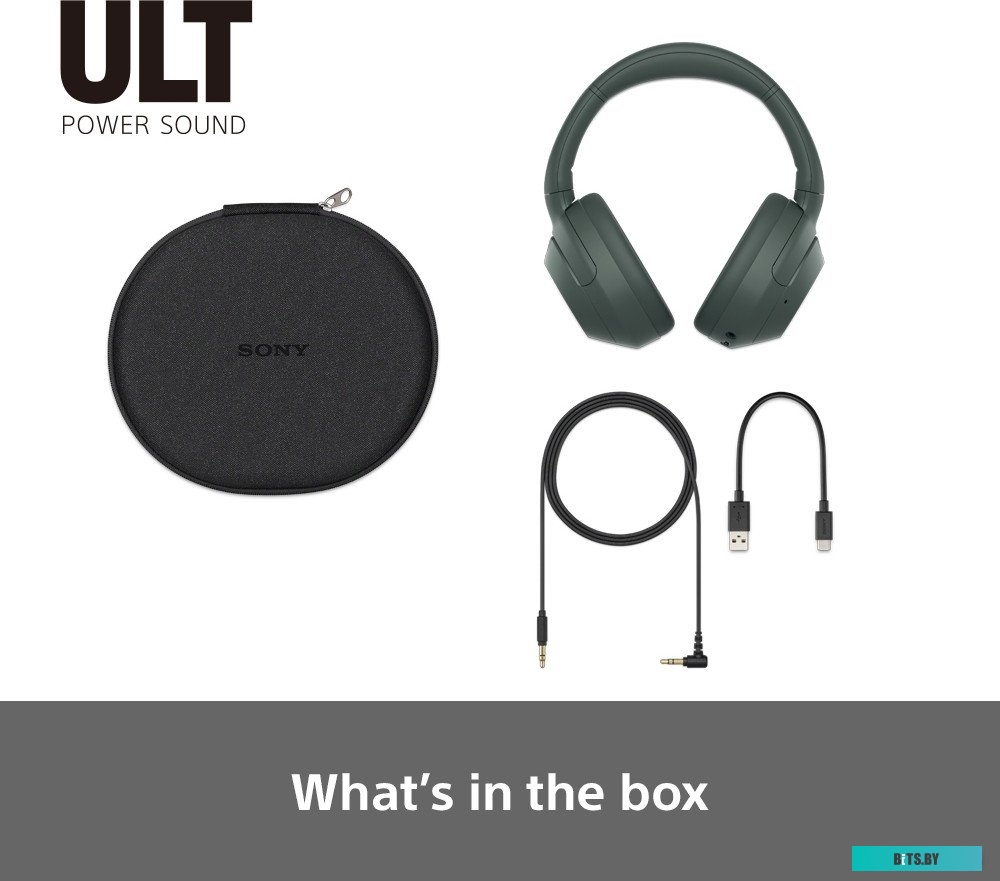 WHULT900N/B Наушники Sony WH-ULT900N, 3.5 мм/Bluetooth, накладные, черный [whult900n/b]