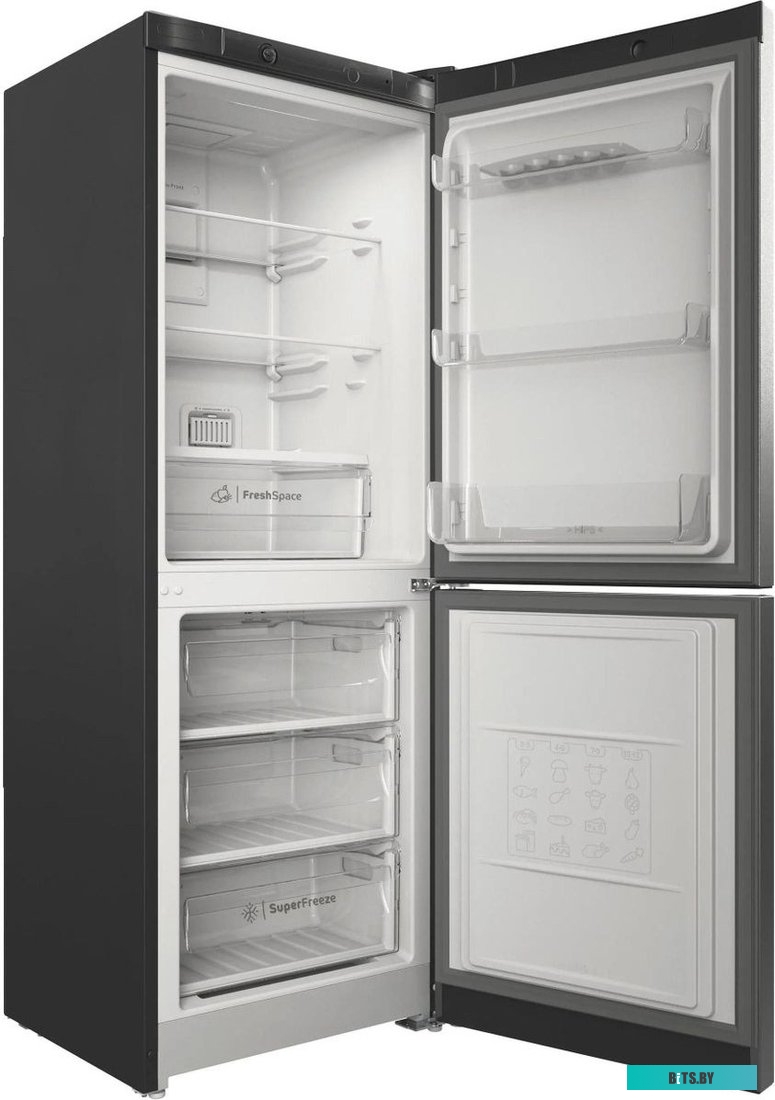 Холодильник двухкамерный Indesit ITS 4160 G серебристый 869892300090