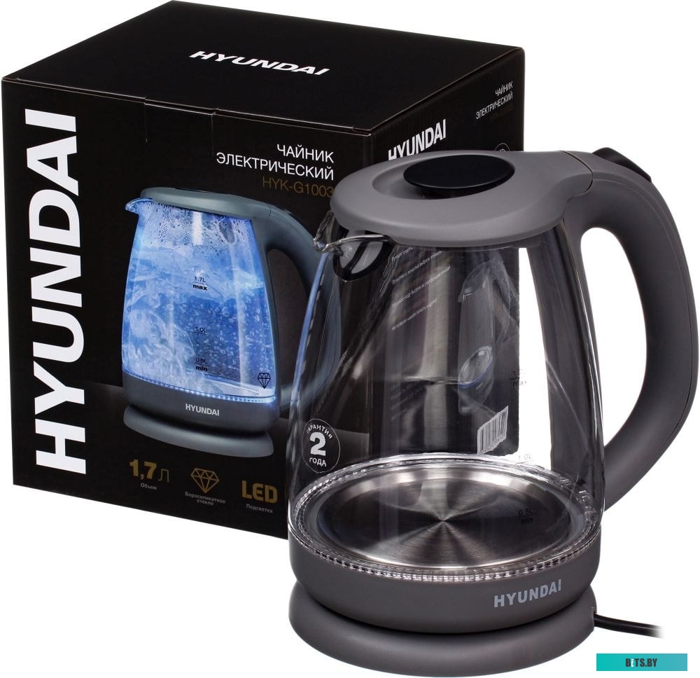 Электрочайник Hyundai HYK-G1003