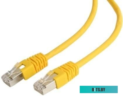 Кабель патч-корд F/UTP 6 кат. 5м. Cablexpert PP6-5M/Y-O литой, многожильный, жёлтый PP6-5M/Y-O