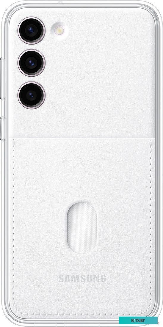 EF-MS926CWEGRU Чехол (клип-кейс) Samsung Flipsuit Case S24+, для Samsung Galaxy S24+, белый/прозрачный [ef-ms926cwegru]