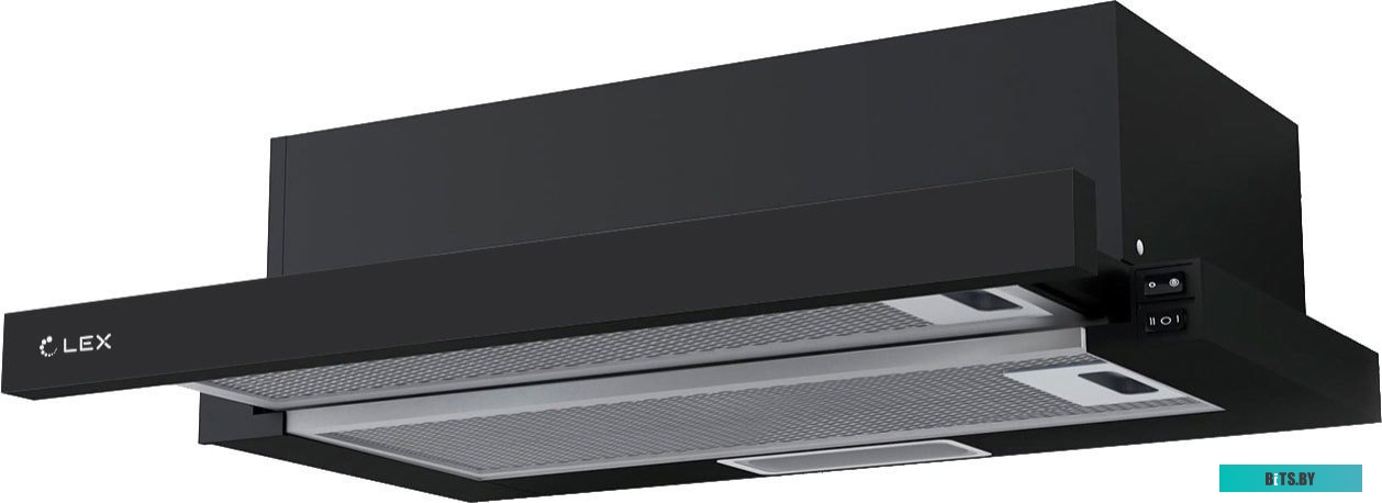 CHAT000085 Встраиваемая вытяжка LEX Hubble 600, управление кнопочное, черный [chat000085]