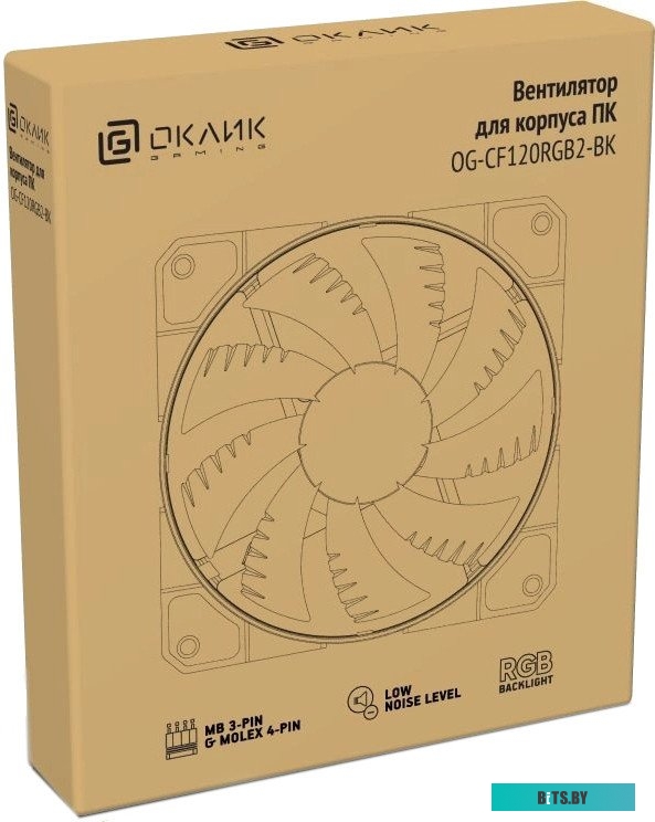 Oklick OG-CF120RGB2-BK
