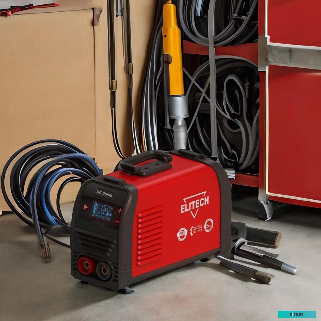 198714 Сварочный аппарат Elitech ИС 200М (E1703.017.00),  инвертор [198714]
