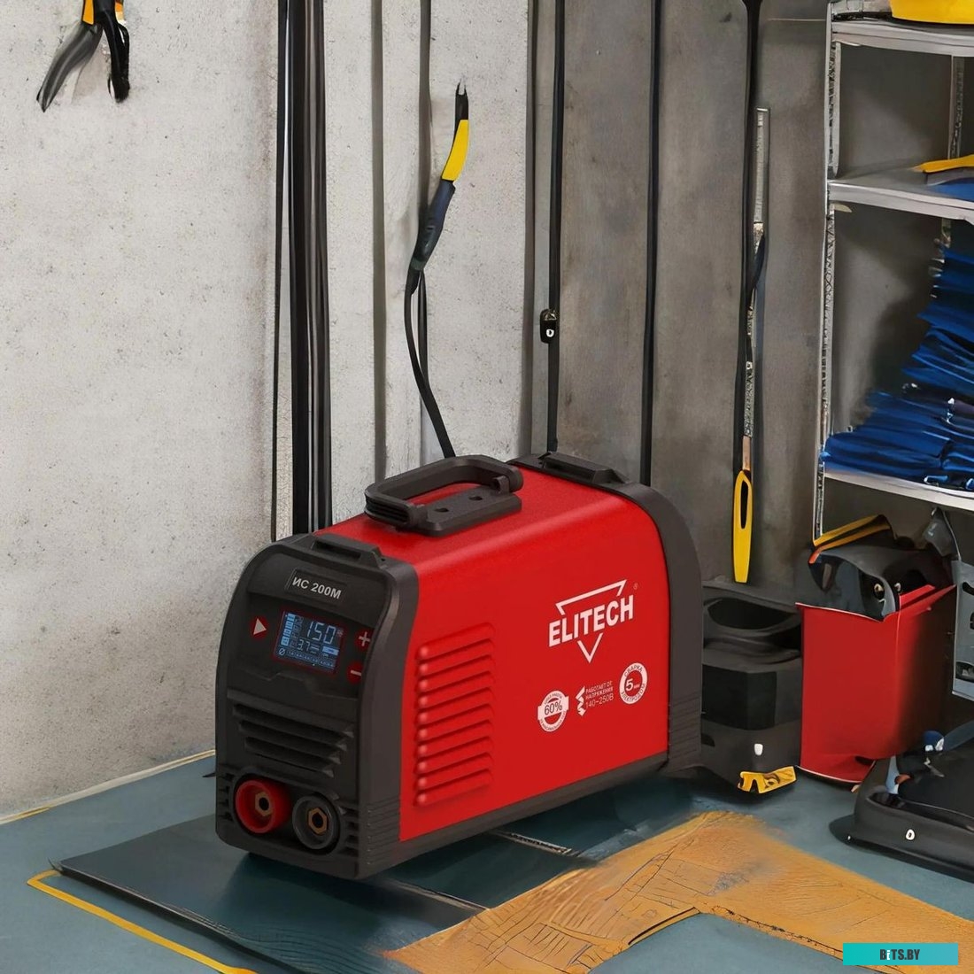 198714 Сварочный аппарат Elitech ИС 200М (E1703.017.00),  инвертор [198714]