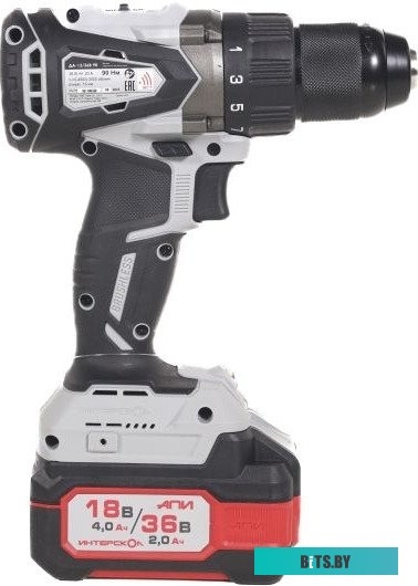 861.2.2.7070 Интерскол ДА-13/36В 90 861.2.2.70 (с 2-мя АКБ, кейс)