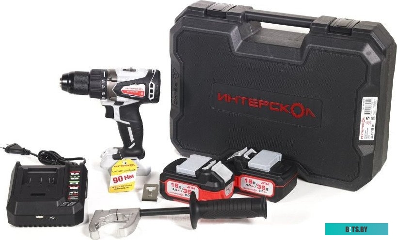 861.2.2.7070 Интерскол ДА-13/36В 90 861.2.2.70 (с 2-мя АКБ, кейс)