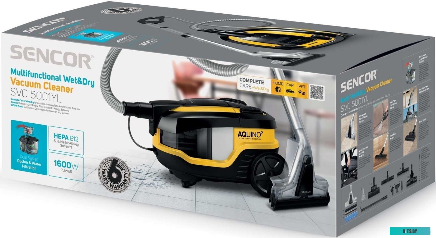 Пылесос Sencor SVC 5001YL