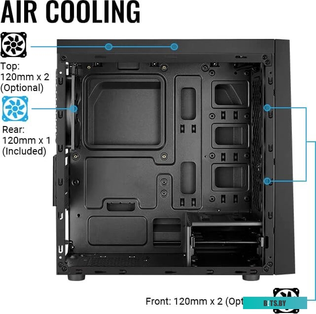 Корпус AeroCool Bolt Mini-G-BK-v1