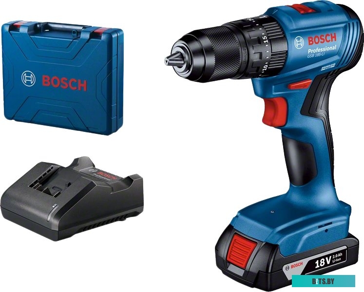 Bosch GSB 185-LI Professional 06019K3101 (с 1-им АКБ, кейс)