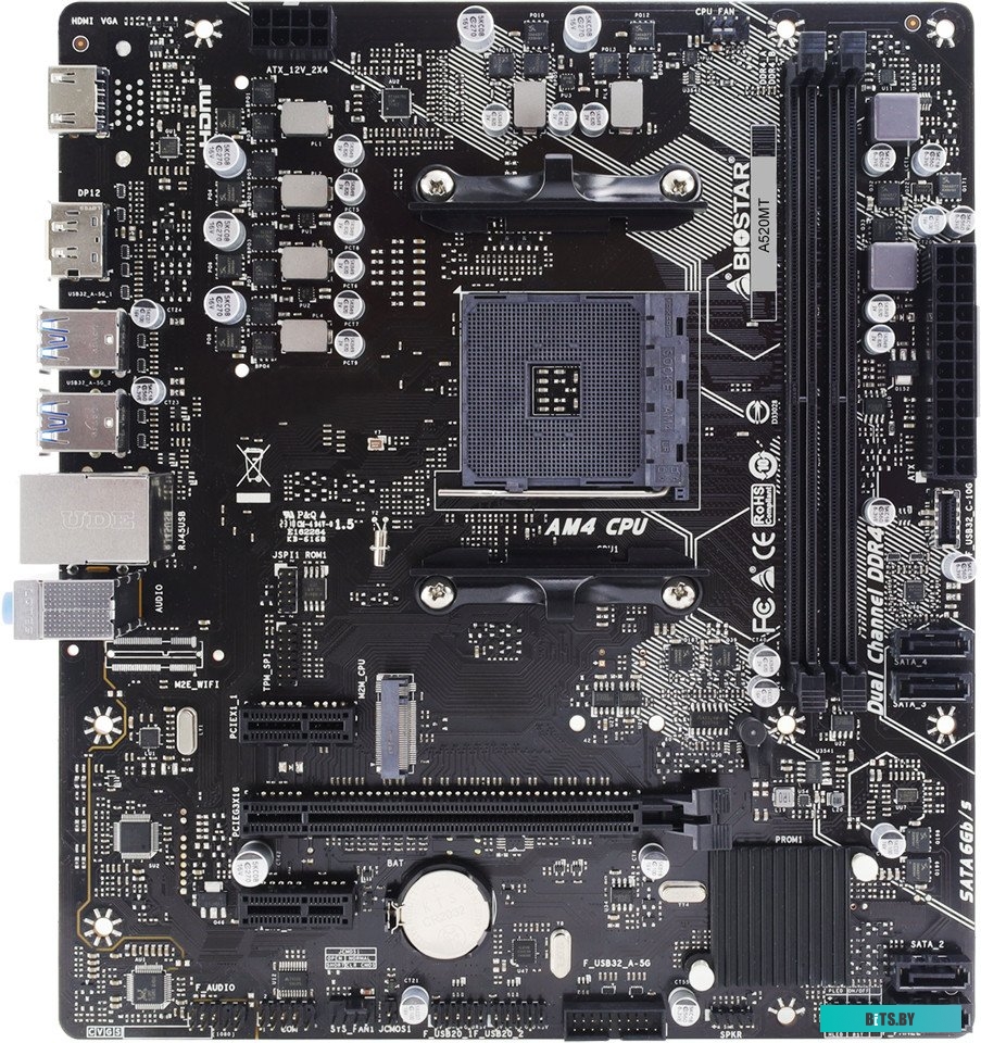 Материнская  плата Biostar A520MT Ver. 6.0