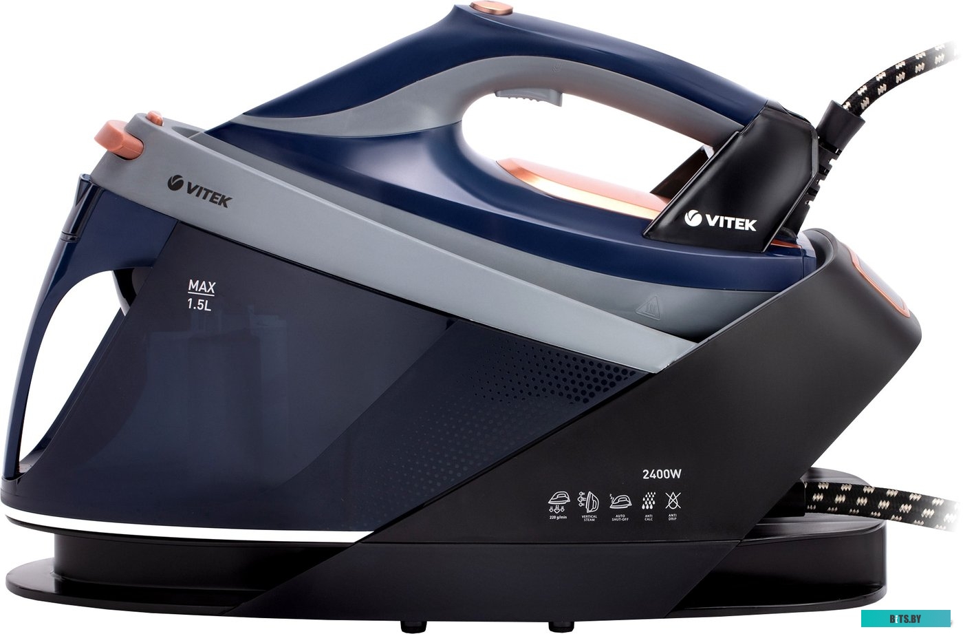 VT-2430 Парогенератор Vitek 2430-VT-01,  синий / черный