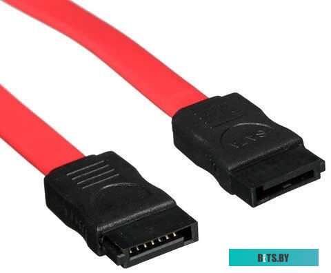 Кабель интерфейсный SATA Cablexpert CC-SATA-DATA-N, Sata3 7pin / 7pin, медн.проводник, 50см, пакет CC-SATA-DATA-N