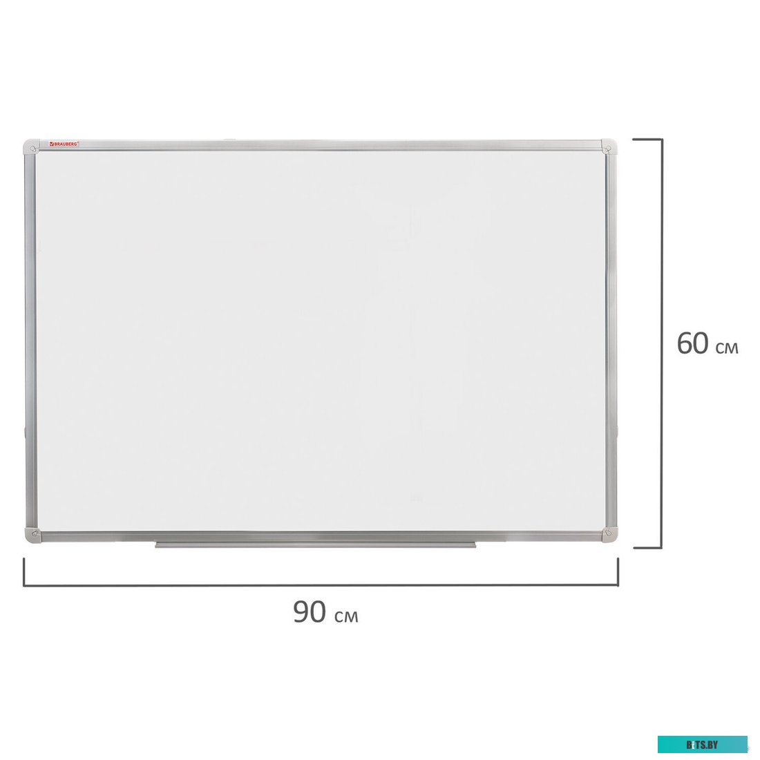 Магнитно-маркерная доска BRAUBERG Стандарт 60х90 см 235521