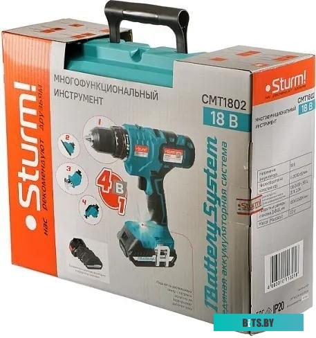 4603010113218 CMT1802 Sturm CMT1802 (с 2-мя АКБ, кейс)