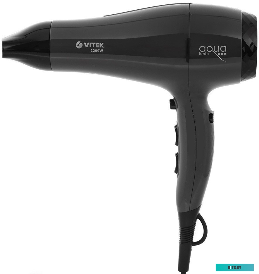 VT-8229 Фен Vitek VT-8229 MC, 2200Вт, графит и черный