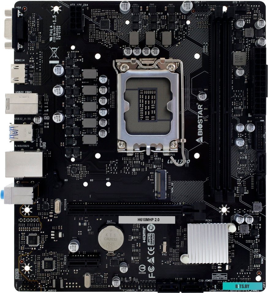 Материнская плата Biostar H610MHP 2.0 Ver. 6.0