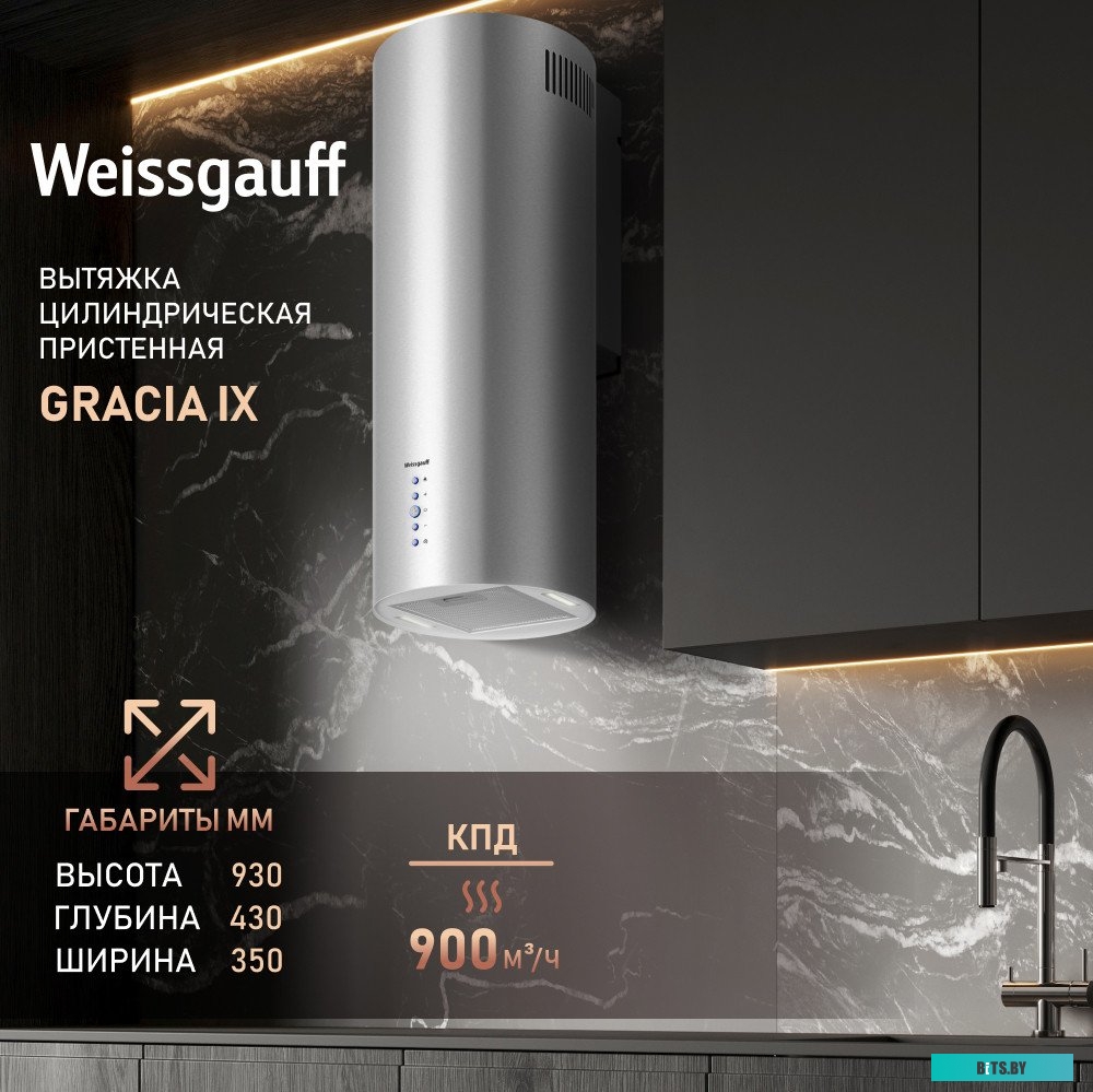 433165 Вытяжка GRACIA IX WEISSGAUFF