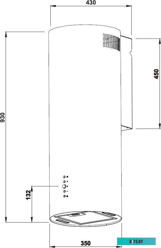 433165 Вытяжка GRACIA IX WEISSGAUFF