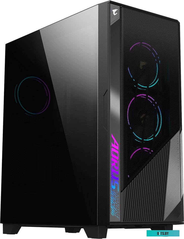 Корпус eATX GIGABYTE AORUS C500 GLASS черный, без БП, боковая панель из закаленного стекла, USB Type-C, 2*USB 3.0, audio GB-AC500G ST