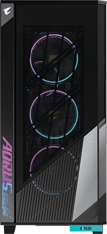 Корпус eATX GIGABYTE AORUS C500 GLASS черный, без БП, боковая панель из закаленного стекла, USB Type-C, 2*USB 3.0, audio GB-AC500G ST