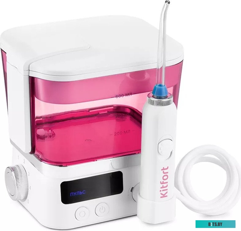 КТ-2957-1 Ирригатор KitFort КТ-2957-1 цвет:розовый и белый